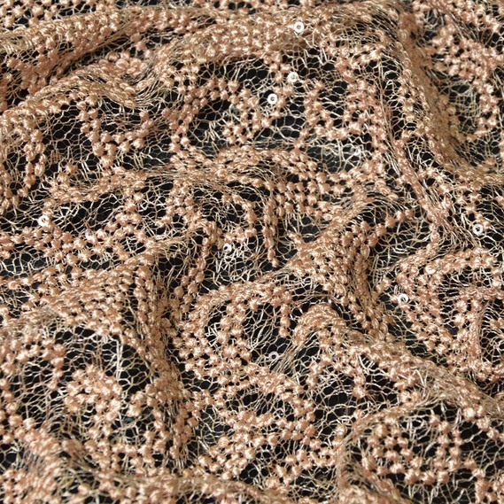 Ткань гипюр Venezia беж, фото 1 Ткань гипюр Venezia беж, фото 1