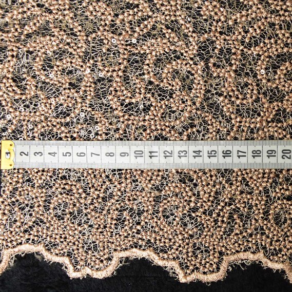 Ткань гипюр Venezia беж, фото 3 Ткань гипюр Venezia беж, фото 3