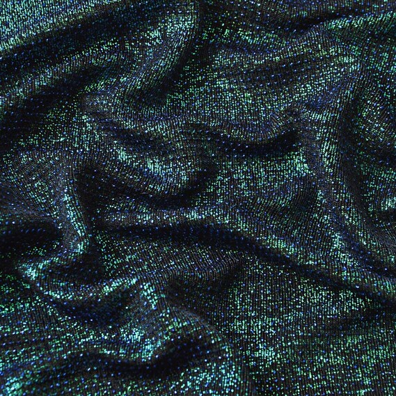 Трикотаж Металлік з фойлом V-3 електрик, фото 2