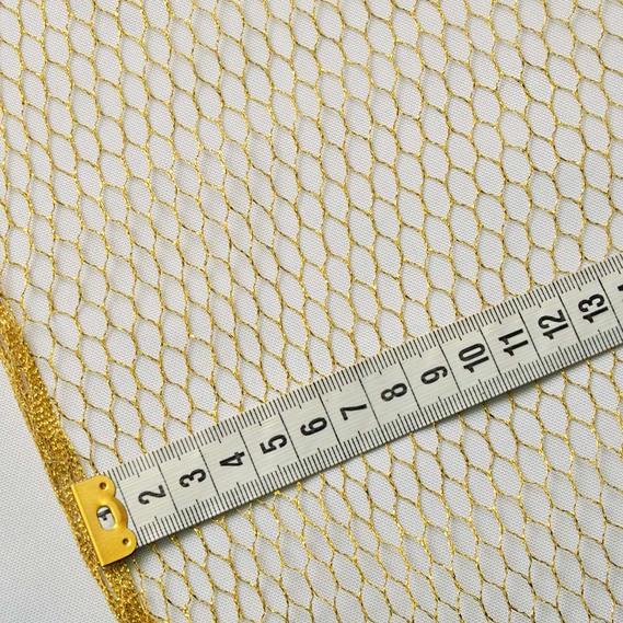 Сетка декоративная золото соти, фото 2