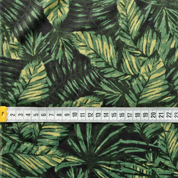 Ткань трикотаж Спорт трикотажное полотно для спортивной одежды V-7/1 папороть т/зелена, Флора, фото 3