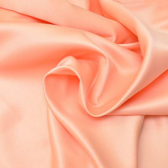 Ткань костюмная тафта матовая манго, фото 1