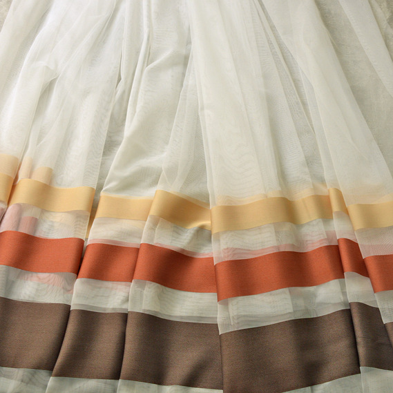 Тюль сетка набивной Вальтер V-107 теракот, фото 1 Тюль сетка набивной Вальтер V-107 теракот, фото 1