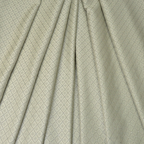 Тканина портьєрна жакардова Valeria V-03 світлий сірий, фото 1