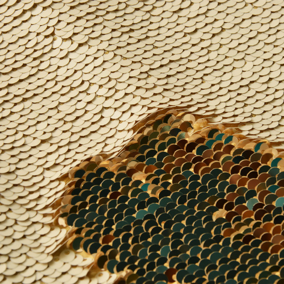 Пайетка Премиум беж/золото, фото 2 Пайетка Премиум беж/золото, фото 2