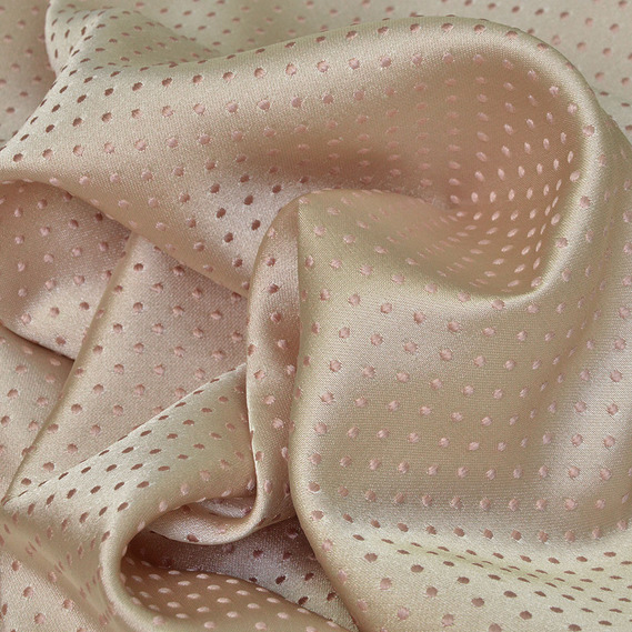 Ткань портьерная жаккардовая Савиньен V-109 крем пудра, фото 2