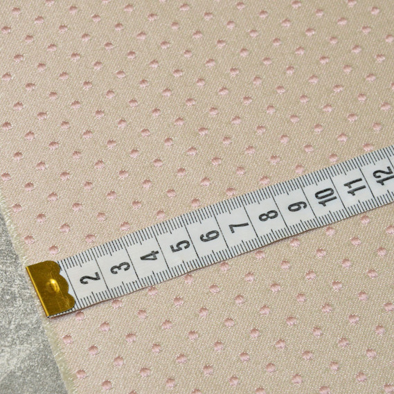 Ткань портьерная жаккардовая Савиньен V-109 крем пудра, фото 3