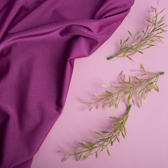 Тканина трикотаж Біфлекс блиск 217 гр/кв.м гіацинт, фото 3