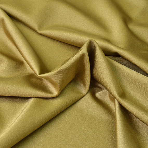 Ткань трикотаж Бифлекс блеск 217 гр/кв.м золота олива, фото 1