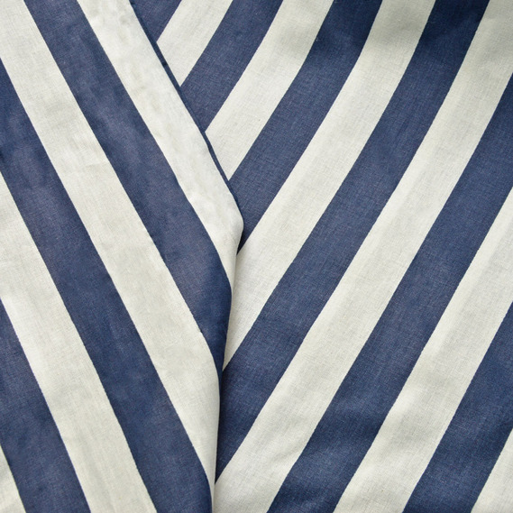 Ranfors calico fabric for bedclothes 2.4 m v-5 смуга т/синьо/біла, фото 1