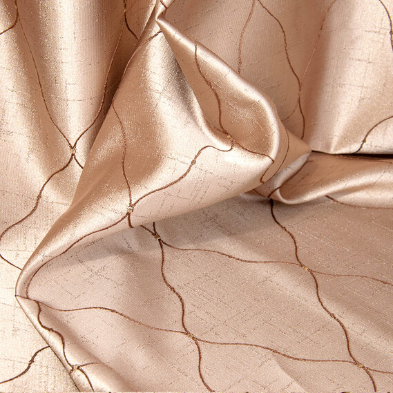 Тканина портьєрна жакардова Нео Класика, шторна тканина, тканина для штор, штори, портьєри, гардіни, тканина для гардин V-402 кава, фото 4