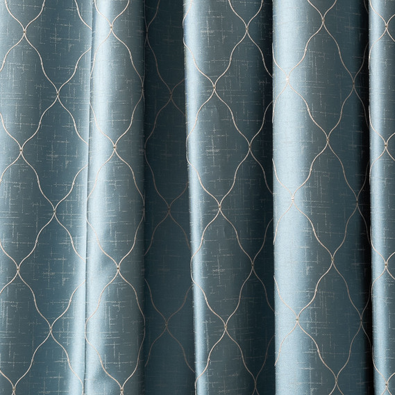 Ткань портъерная жаккардовая Нео Классика, шторная ткань, ткань для штор, шторы, портьеры, гардины, ткань гардинная V-805 бірюза, фото 4