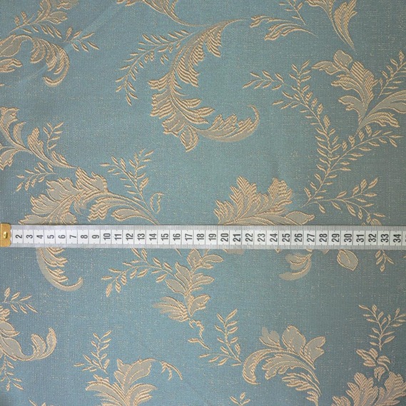 Тканина портьєрна жакардова Linden V-11 бірюза, фото 3
