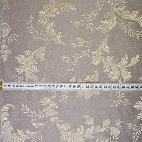 Ткань портьерная жаккардовая Linden  V-12 сіра, фото 3