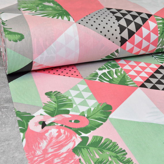 Ткань бязь ранфорс для постельного белья 2,4 м V-G8930/1 екзотик, фото 1