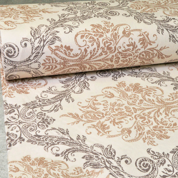 Тканина бязь ранфорс для постільної білизни 2,4 м V-G3480/12 лувр беж, фото 1