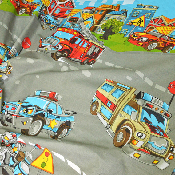 Тканина бязь ранфорс для постільної білизни 2,4 м V-G14052/3 Авіа блак, фото 2