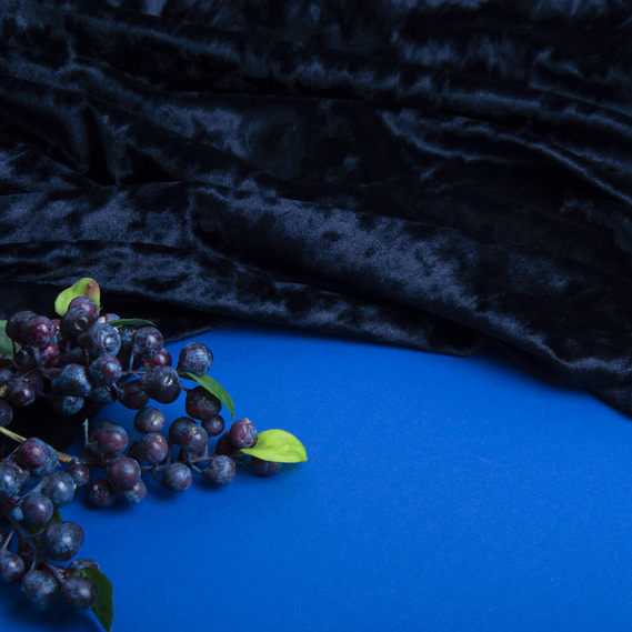 Fabric Velvet Li т/синій, фото 3