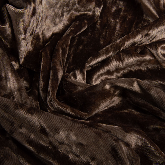 Ткань Бархат стрейч однотонный Li, ткань костюмная, плательная бархатная, велюр мокко, фото 2