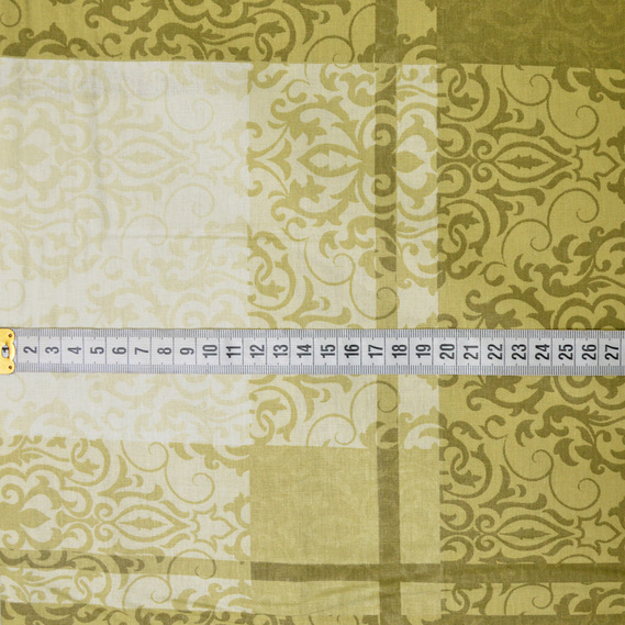 Тканина бязь ранфорс для постільної білизни 2,4 м V-G4589/2 печворк олива, фото 3 Тканина бязь ранфорс для постільної білизни 2,4 м V-G4589/2 печворк олива, фото 3