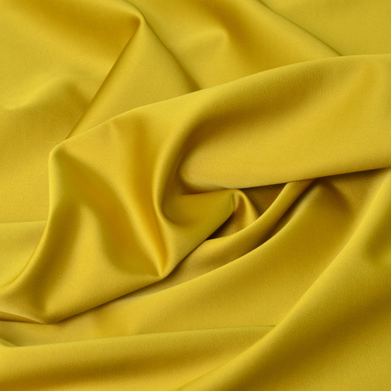 Suit fabric satin Scarlett V-28 гірчиця, фото 1 Suit fabric satin Scarlett V-28 гірчиця, фото 1