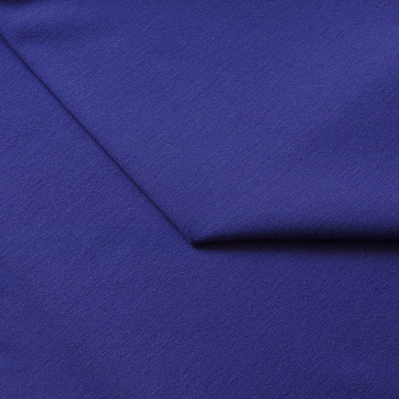 Тканина трикотаж Прага, трикотажна тканина, щільна віскозна тканина, 525 гр/м2 синій, фото 2 Тканина трикотаж Прага, трикотажна тканина, щільна віскозна тканина, 525 гр/м2 синій, фото 2