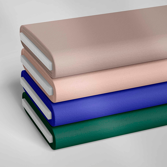 Тканина трикотаж Прага, трикотажна тканина, щільна віскозна тканина, 525 гр/м2 фіолет, фото 5 Тканина трикотаж Прага, трикотажна тканина, щільна віскозна тканина, 525 гр/м2 фіолет, фото 5