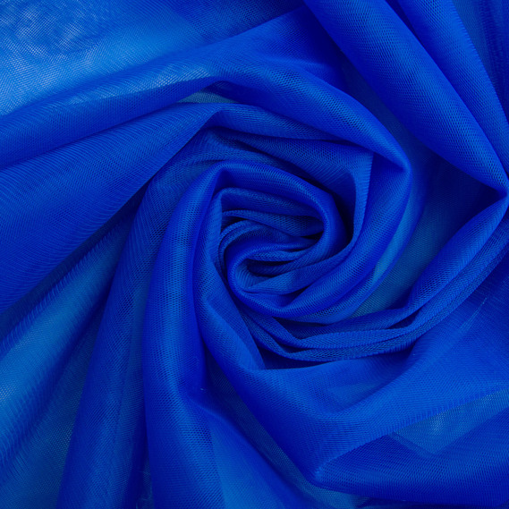 Тканина фатін євро 300 см 15 г/м2 фатин легка декоративна для суконь, костюмів, декору №33/F електрик, фото 1 Тканина фатін євро 300 см 15 г/м2 фатин легка декоративна для суконь, костюмів, декору №33/F електрик, фото 1