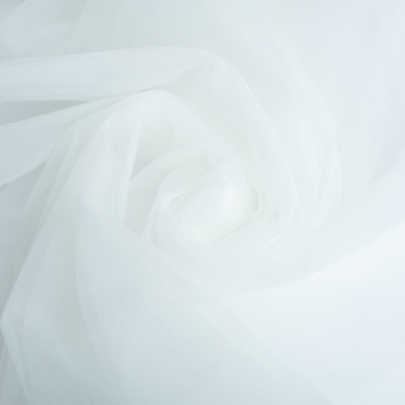 Tulle fabric, 3.0 meters, Euro style V-H2 молоко, фото 1