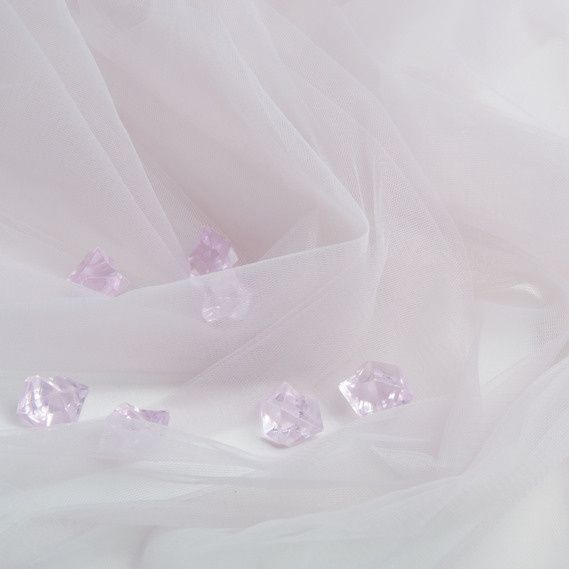 Ткань фатин евро 300 см 15 гр/м2 легкая декоративная для платьев, костюмов, декора  V-H56 св/сірий, фото 3