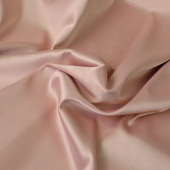 Ткань костюмно-плательная Атлас Lux V-50 пудра, фото 1