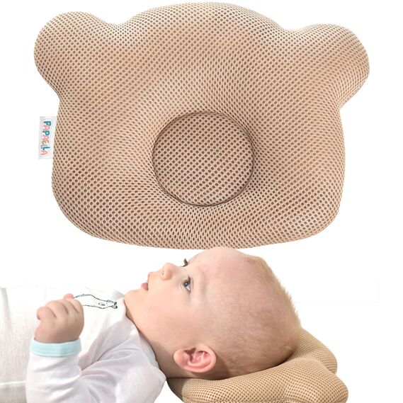 Pillow children`s orthopedic TM PAPAELLA 20х27х5 см беж, фото 1