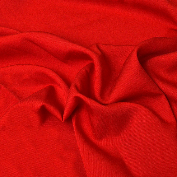 Тканина плательна штапель твіл червоний , фото 2