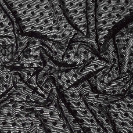 Сетка Классик V-6/1 горошок чорна, фото 1