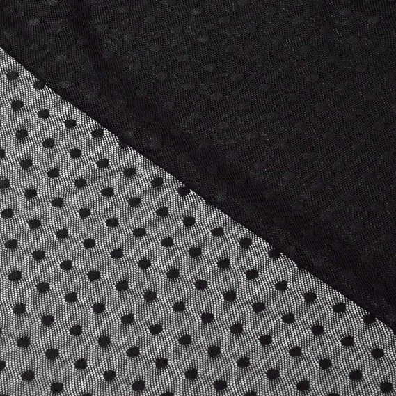 Сетка Классик V-6/1 горошок чорна, фото 2