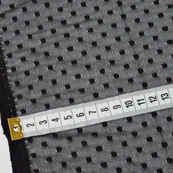 Сетка Классик V-6/1 горошок чорна, фото 3