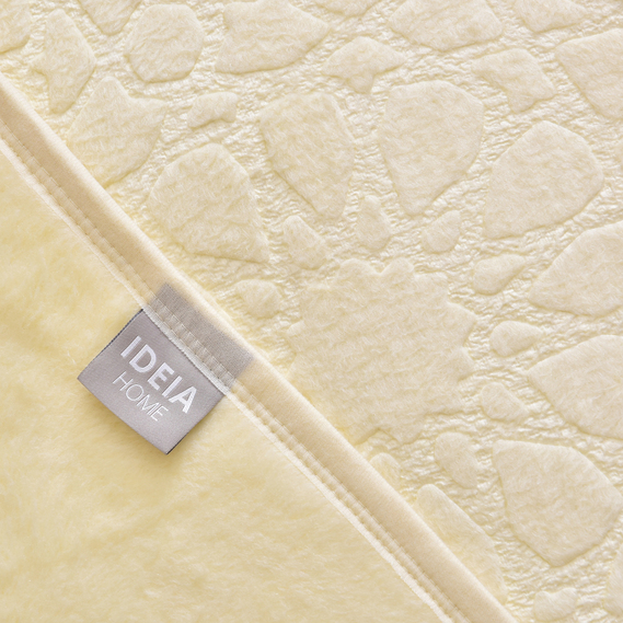 Plaid blanket Royal TM IDEIA 220х240 см молоко, фото 3