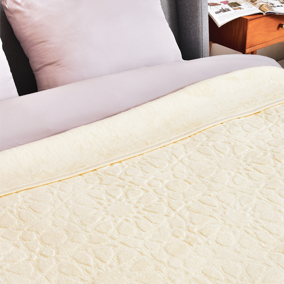 Plaid blanket Royal TM IDEIA 220х240 см молоко, фото 8