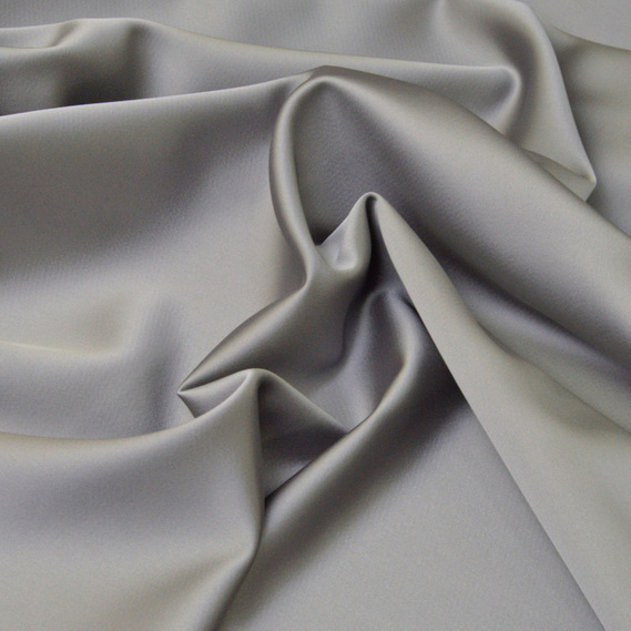 Тканина костюмна атласна Scarlett, 140 см, 495 гр/м2, для одягу, плаття, костюмів, спідниць асфальт, фото 1 Тканина костюмна атласна Scarlett, 140 см, 495 гр/м2, для одягу, плаття, костюмів, спідниць асфальт, фото 1