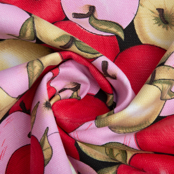 Ткань декоративная хлопок яблука, Кухонний, фото 1