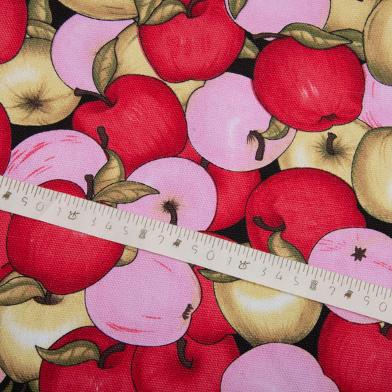 Ткань декоративная хлопок яблука, Кухонний, фото 4