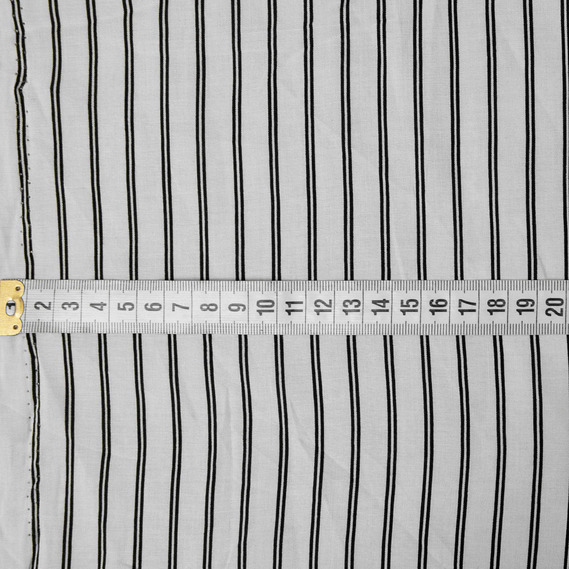 Тканина штапель смужки білий, Смуга, фото 3