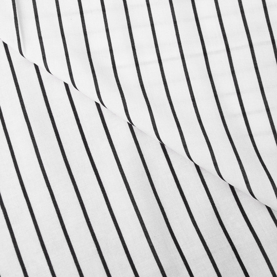 Тканина штапель смуга білий, Смуга, фото 1