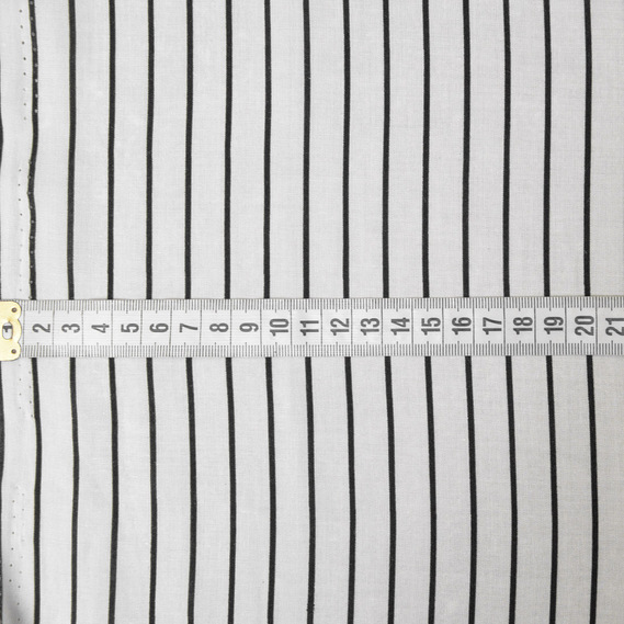 Тканина штапель смуга білий, Смуга, фото 3