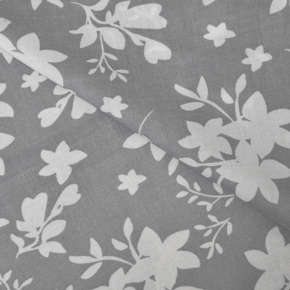Staple fabric проекція сірий, Квітковий, фото 1