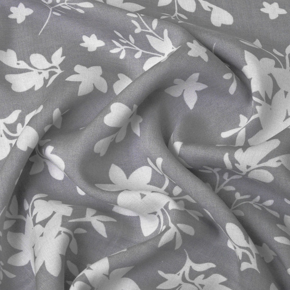 Staple fabric проекція сірий, Квітковий, фото 2