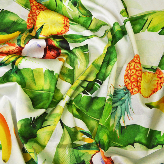 Атлас D&G фруктовий мікс білий, фото 1