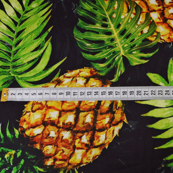 Атлас D&G ананаси чорний, фото 2