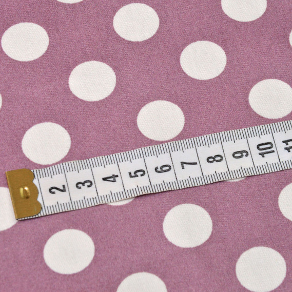 Ткань коттон-сатин Горохи фрез, фото 3