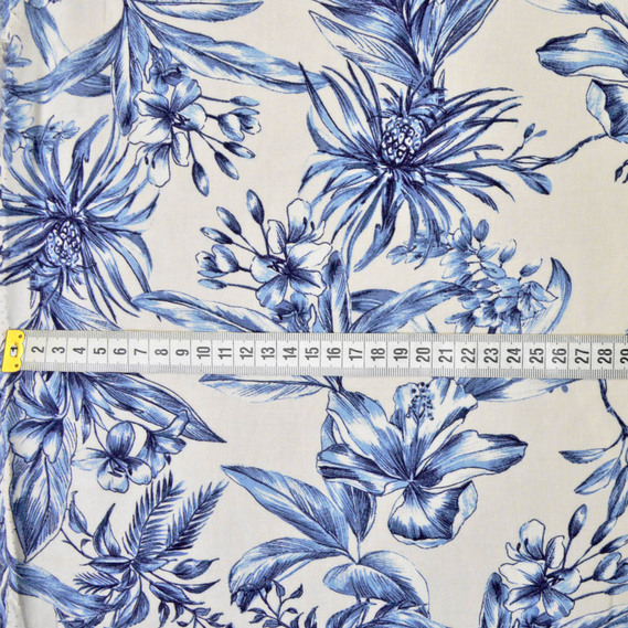  жоржина молоко/денім, Квітковий, фото 3